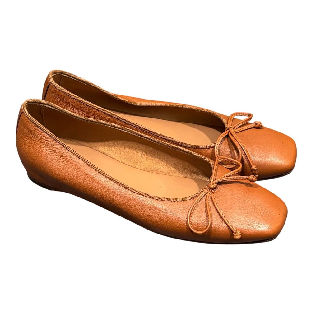 M. Gemi the Danza Tan Nappa Ballet Flat - size 36.5 (US 6)